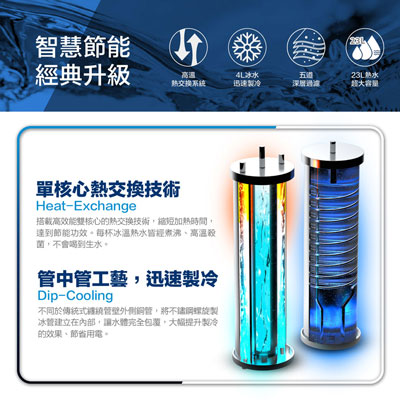 冰溫熱三溫直立式飲水機